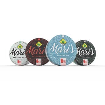Mari's Mints (NWCS) Mints 20pk 300mg 1:1:1 CBN/CBD/THC Peppermint Pillow + Melatonin (I/CBD)