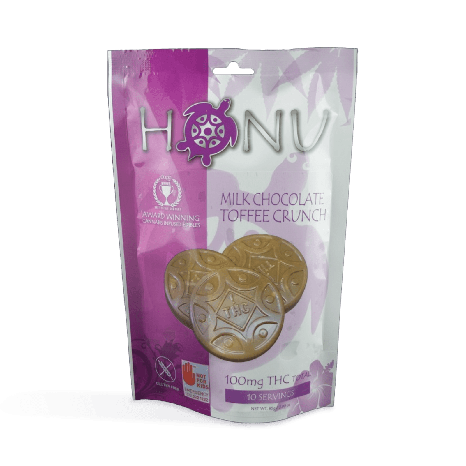 Honu Milk Chocolate Toffee Crunch 10-pack | 100mg