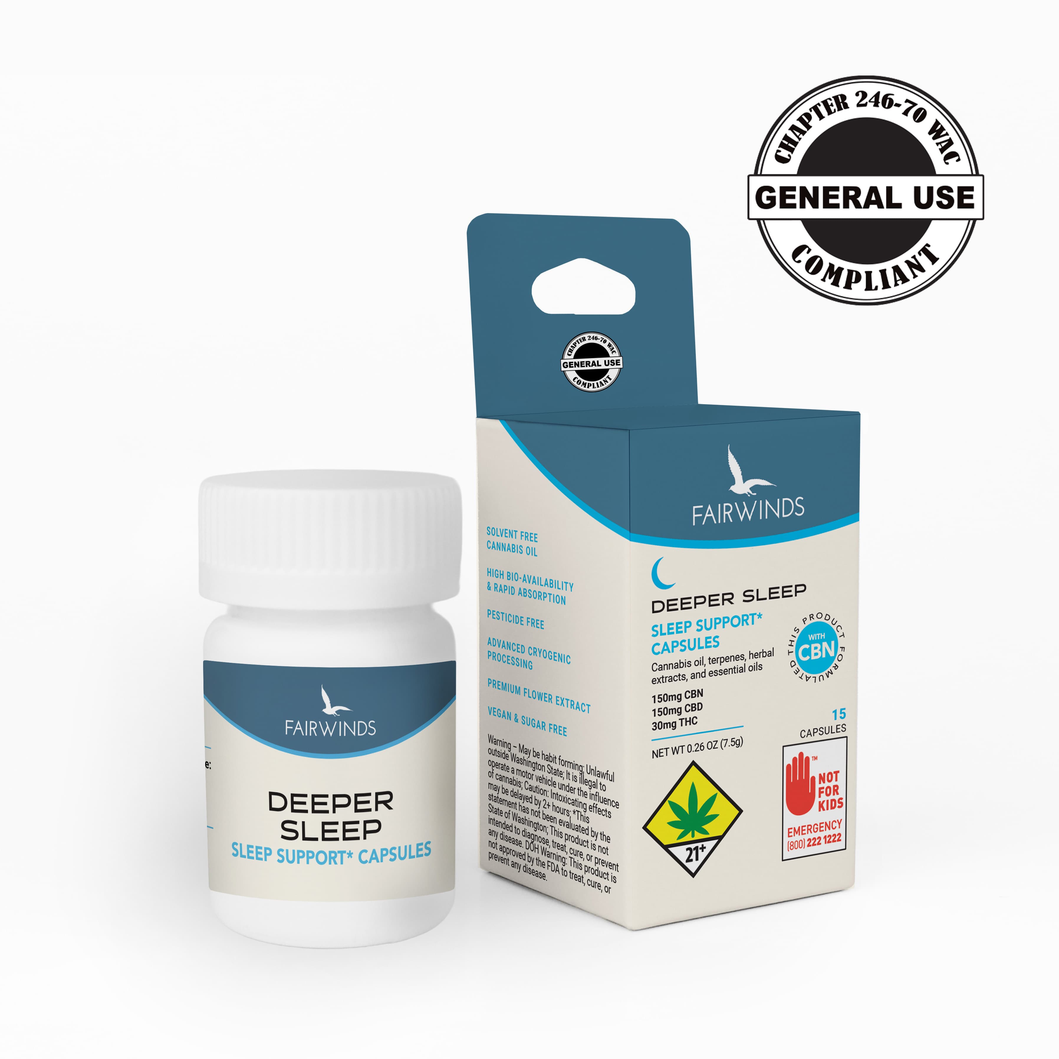 Fairwinds Deeper Sleep w/ CBN Capsules