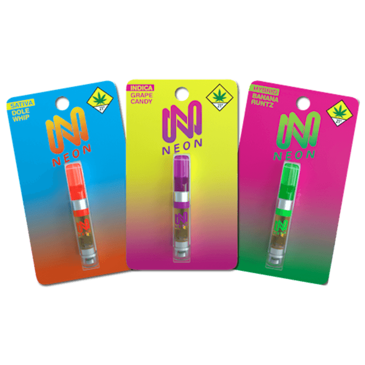 Neon Peach Rings - Distillate Cartridge