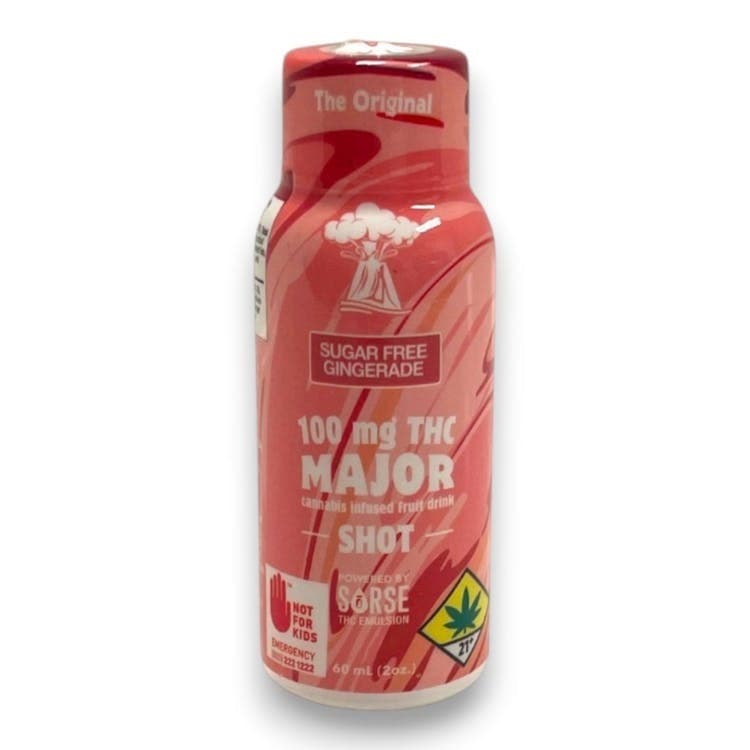 MAJOR Major: Gingerade - Blast Shot 100mg Beverages