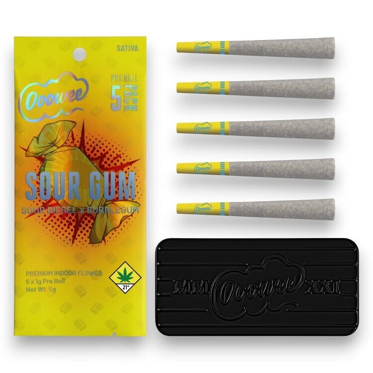 Ooowee Sour Gum - PR 5pk