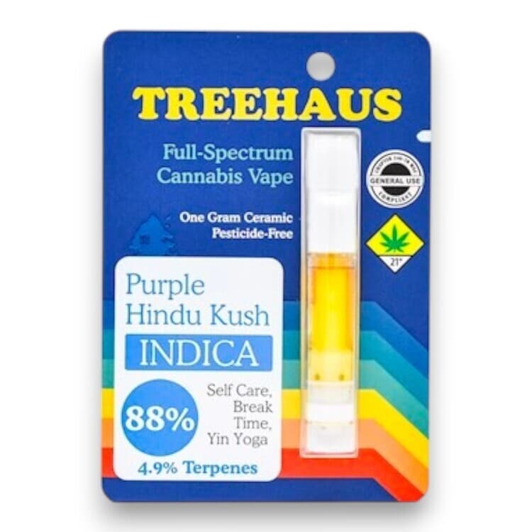 Treehaus Purple Hindu Kush - Cured Resin Disposable Cartridge