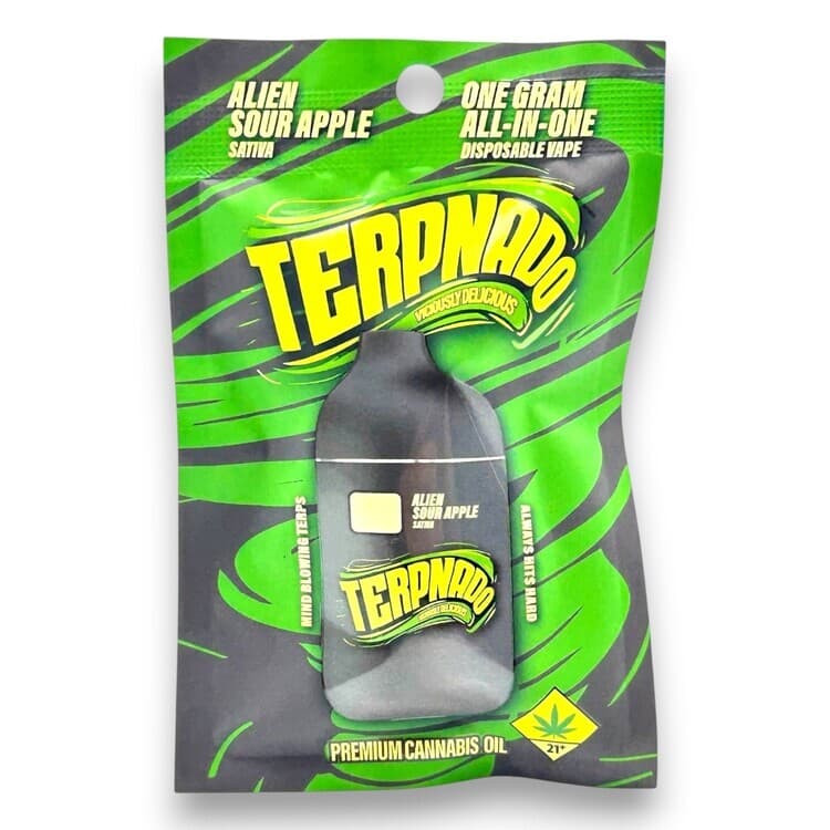 Terpnado Alien Sour Apple - Disposable Cartridge