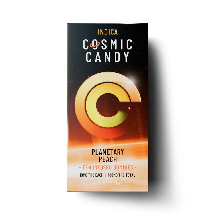 Cosmic Candy Planetary Peach Indica - 10pk 100mg