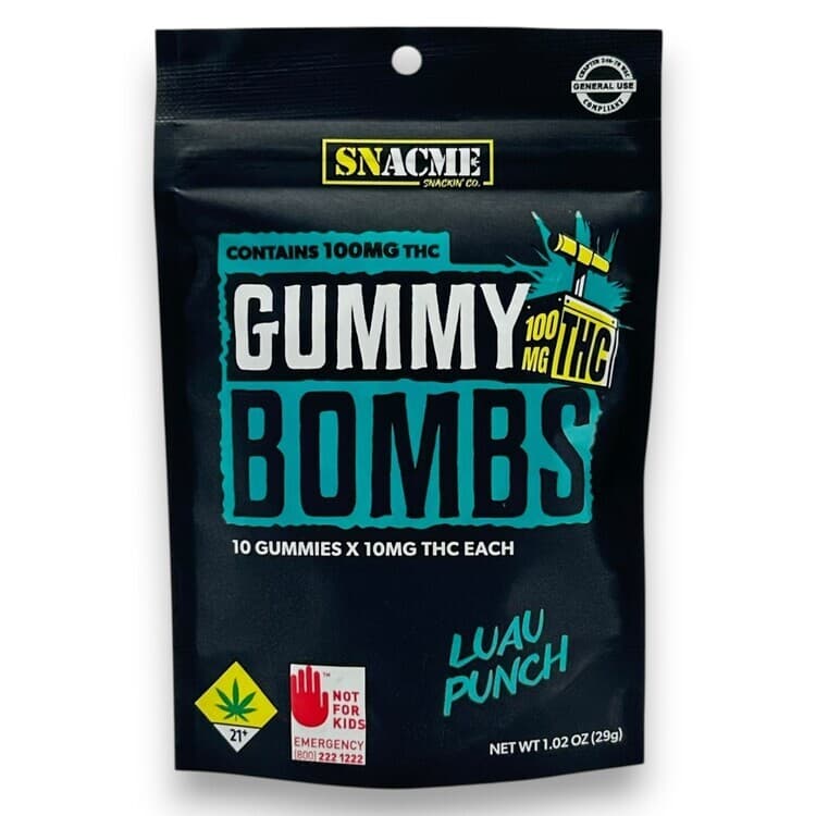 Gummy Bombs Luau Punch - 10pk 100mg