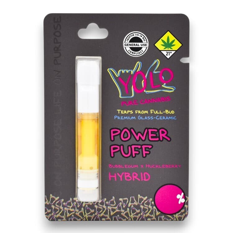 Yolo Power Puff - Ceramic Live Resin Cartridge