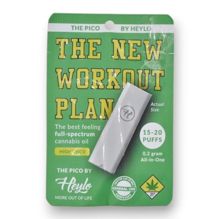 Heylo The New Workout Plan AIO 15-20 Puff High THCV Disposable (Heylo Pico)