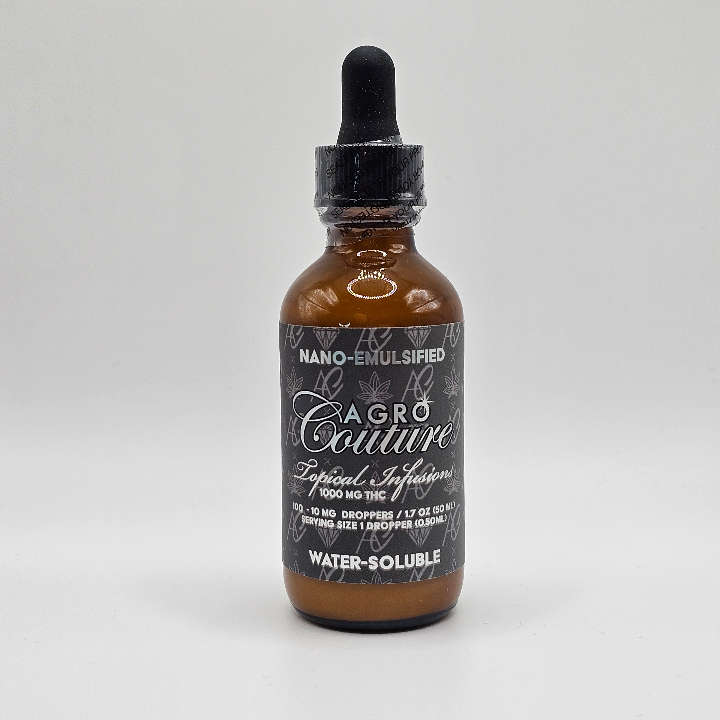 Agro Couture Topical Infusion Drops (1000mg THC) Tinctures