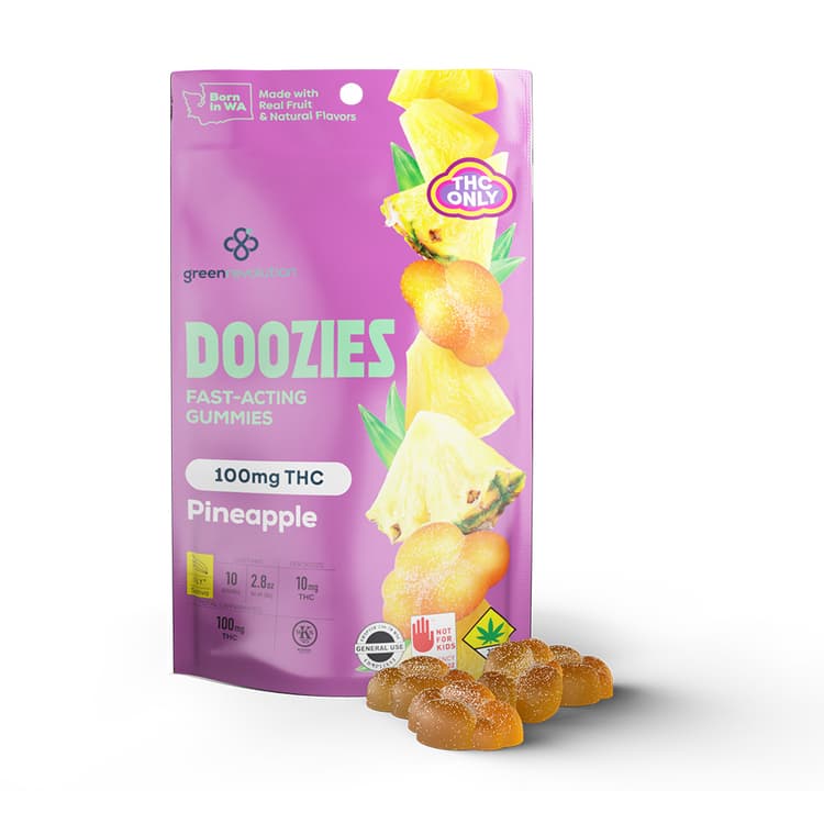 Doozies Fly Pineapple - 10pk 100mg