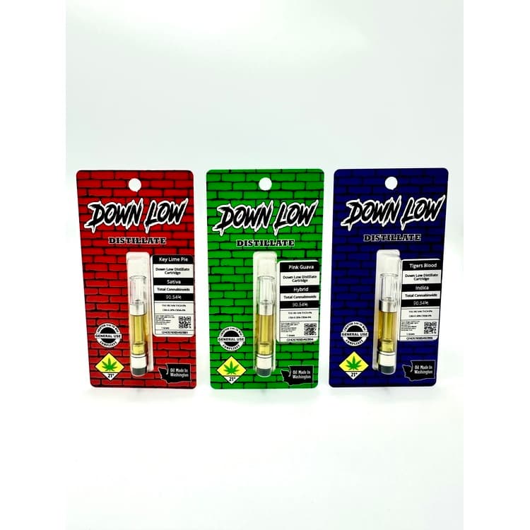 Down Low Tigers Blood - Distillate Cartridge