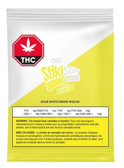 OLLI STIKISTIX Live Rosin White Grape Widow - 1 Pack