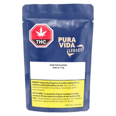 Pura Vida Zombie Kush Cured Resin Jumbo Jar
