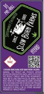 Slow Burn Hybrid [1g]