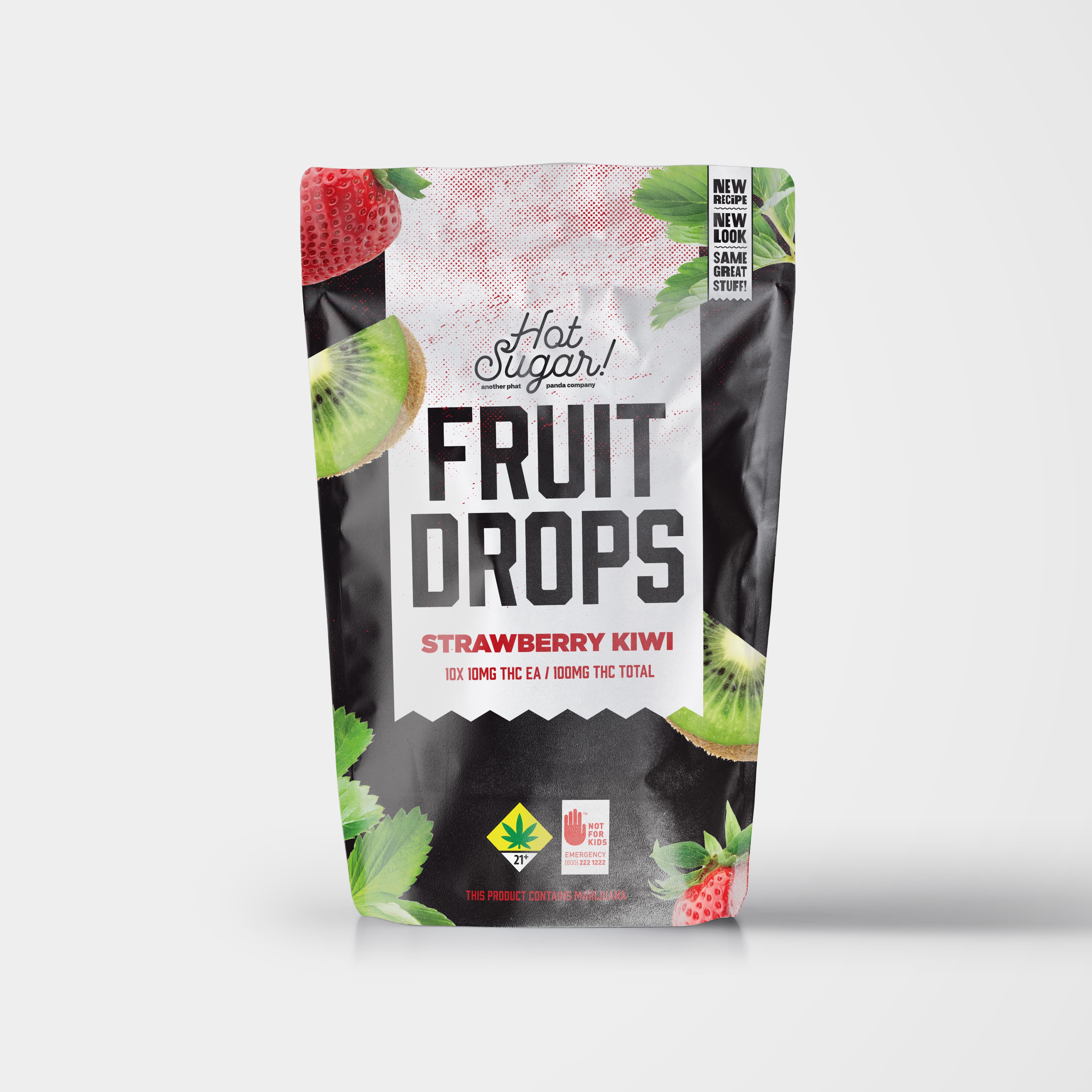 Hot Sugar Strawberry Kiwi [10pk] (100mg)