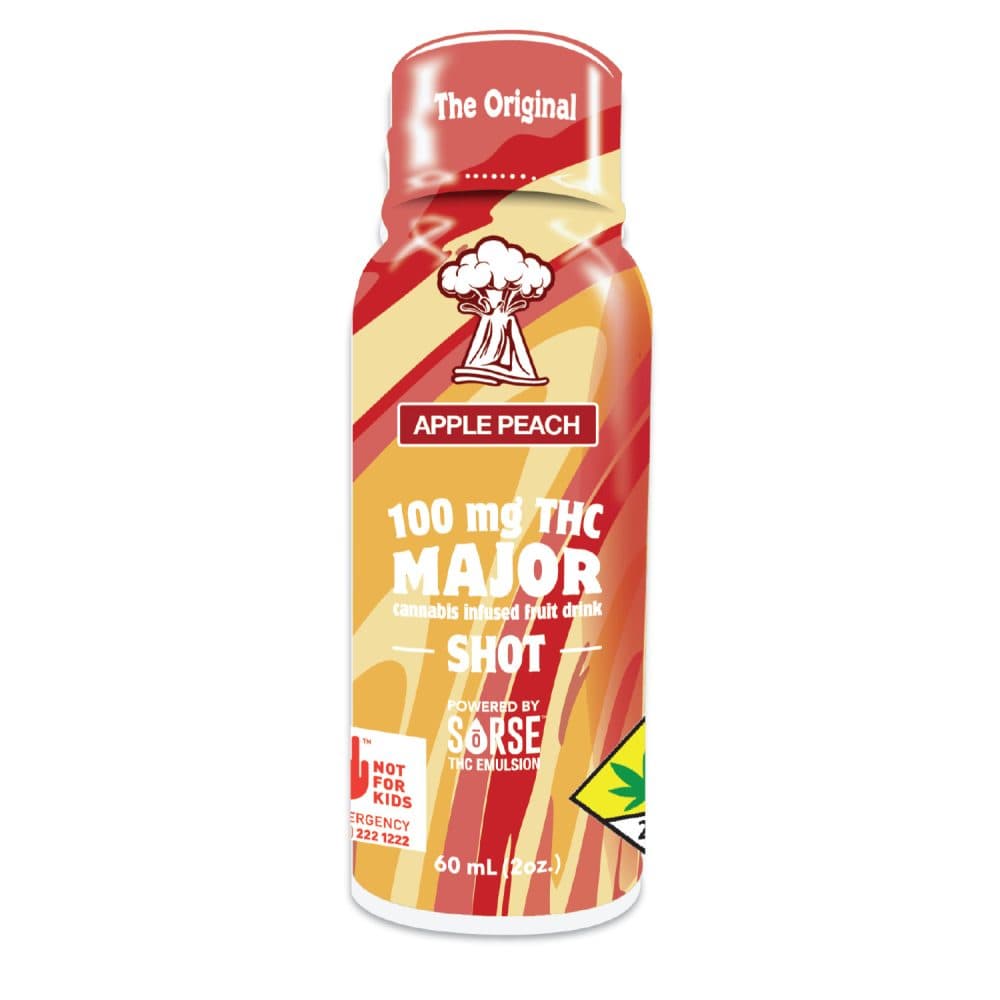 MAJOR Apple Peach Major Blast Shot | 100mg (DOH)