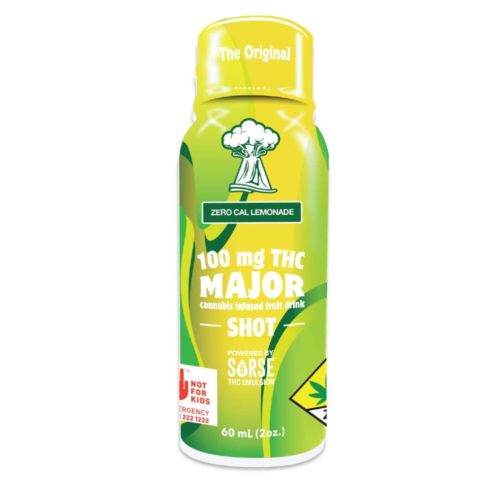 MAJOR Zero Cal Lemonade Major Blast Shot | 100mg (DOH)
