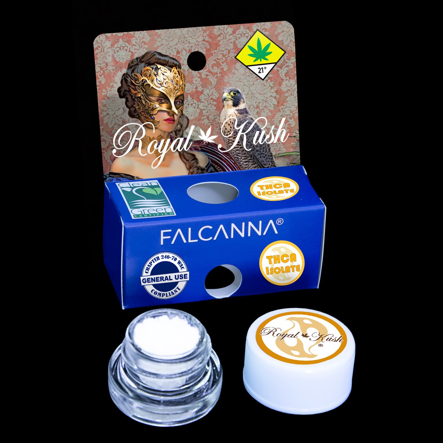 Falcanna Royal Kush THCA Isolate | 1g (DOH)
