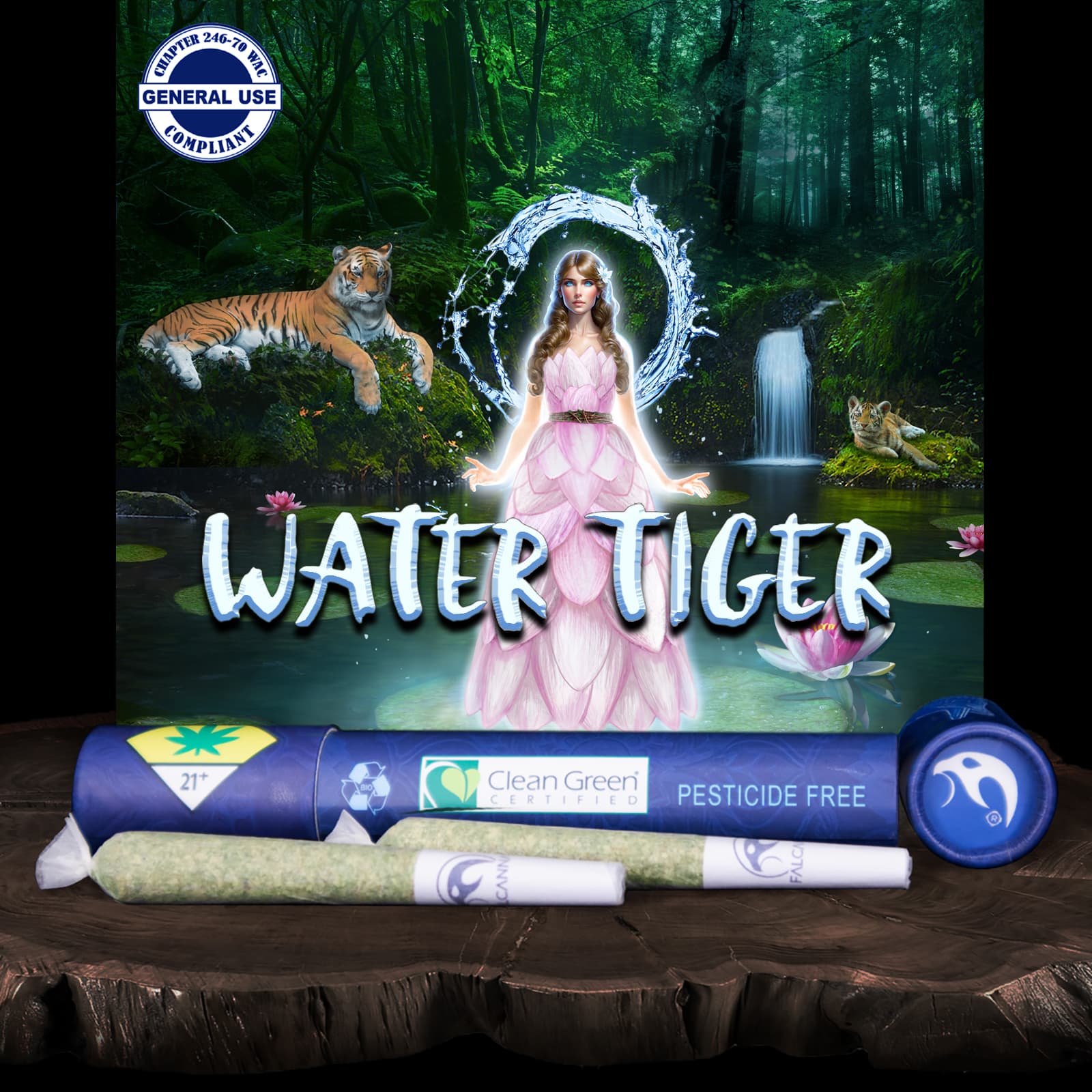 Falcanna Water Tiger Pre-Roll 2pk | 1.2g (DOH)