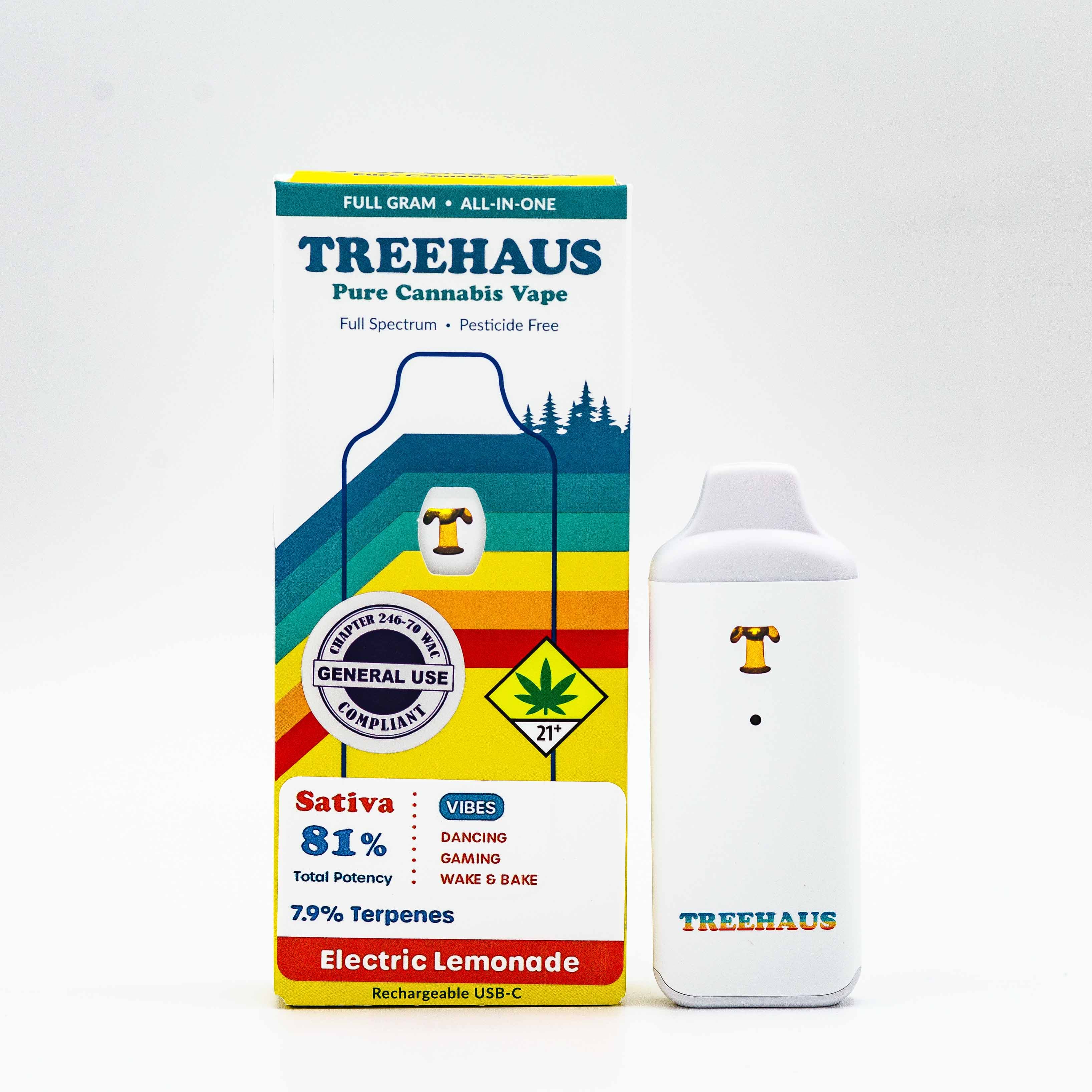 Treehaus Electric Lemonade Disposable | 1g (DOH)