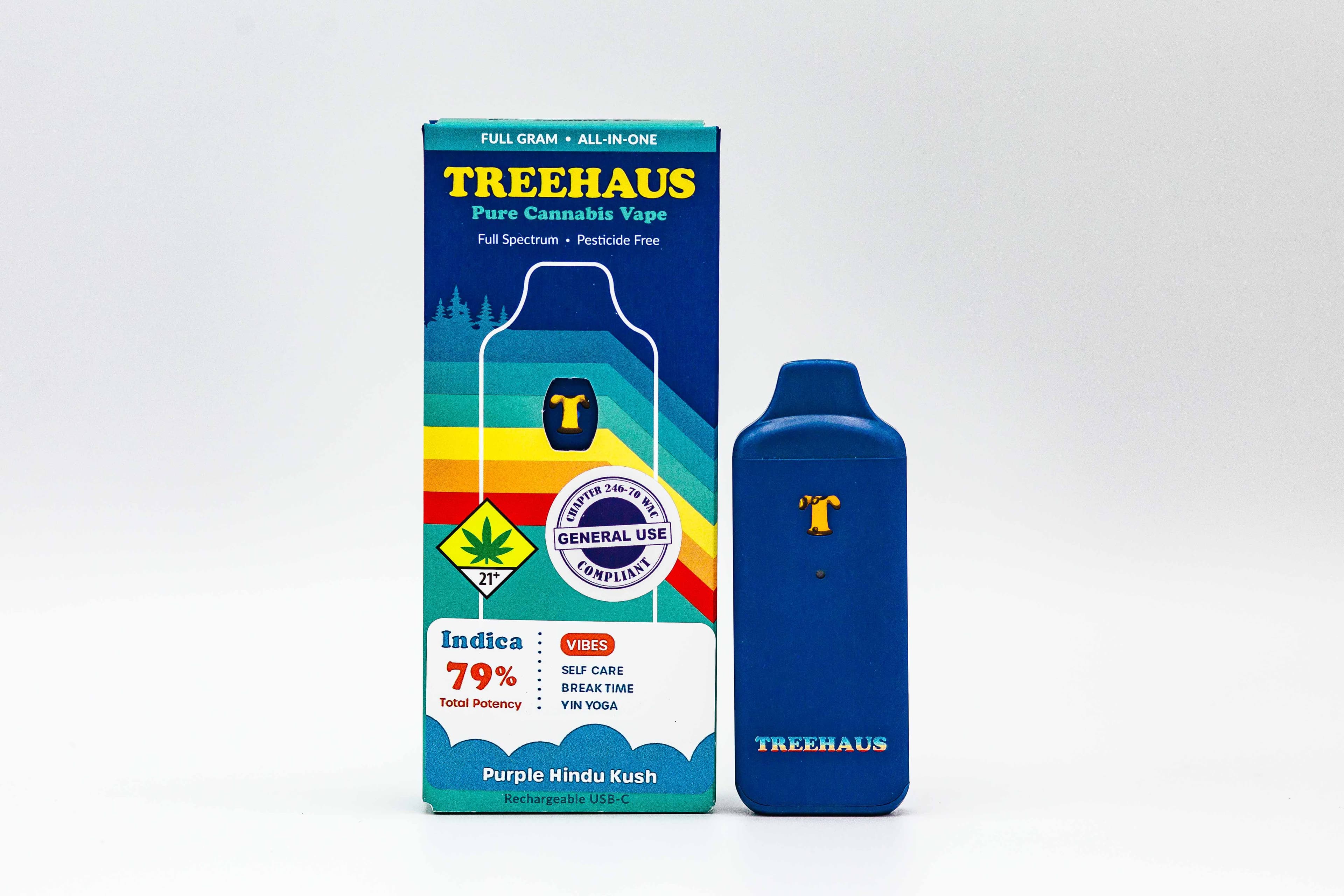 Treehaus Purple Hindu Kush Disposable | 1g (DOH)