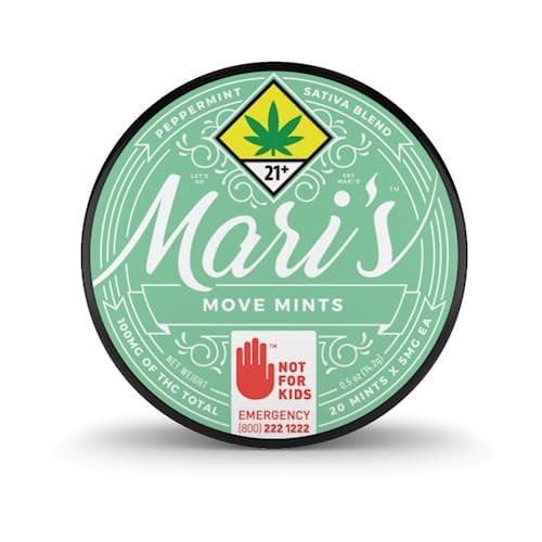 Mari's Mints Peppermint Move Mints