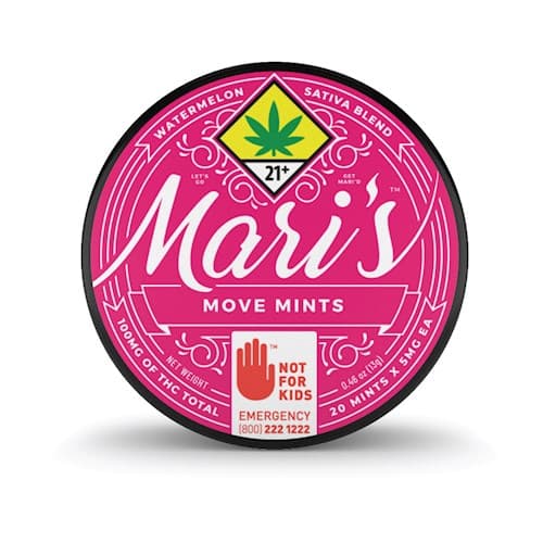 Mari's Mints Watermelon Move Mints