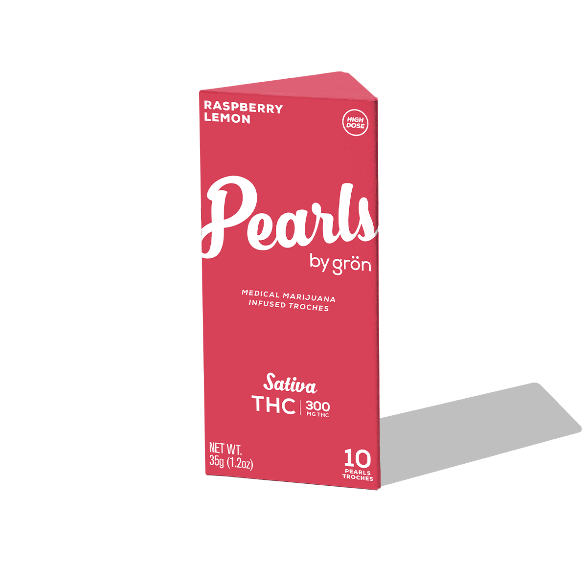 Grön Raspberry Lemon High Dose Pearls Troches 10ct/30mg