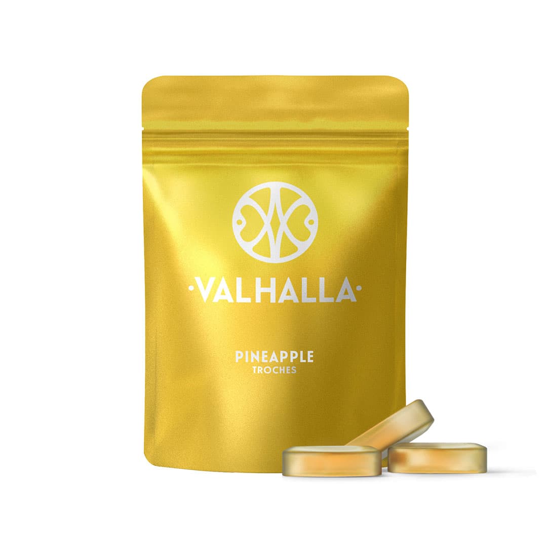 Valhalla Pineapple RSO Troches 10ct/25mg