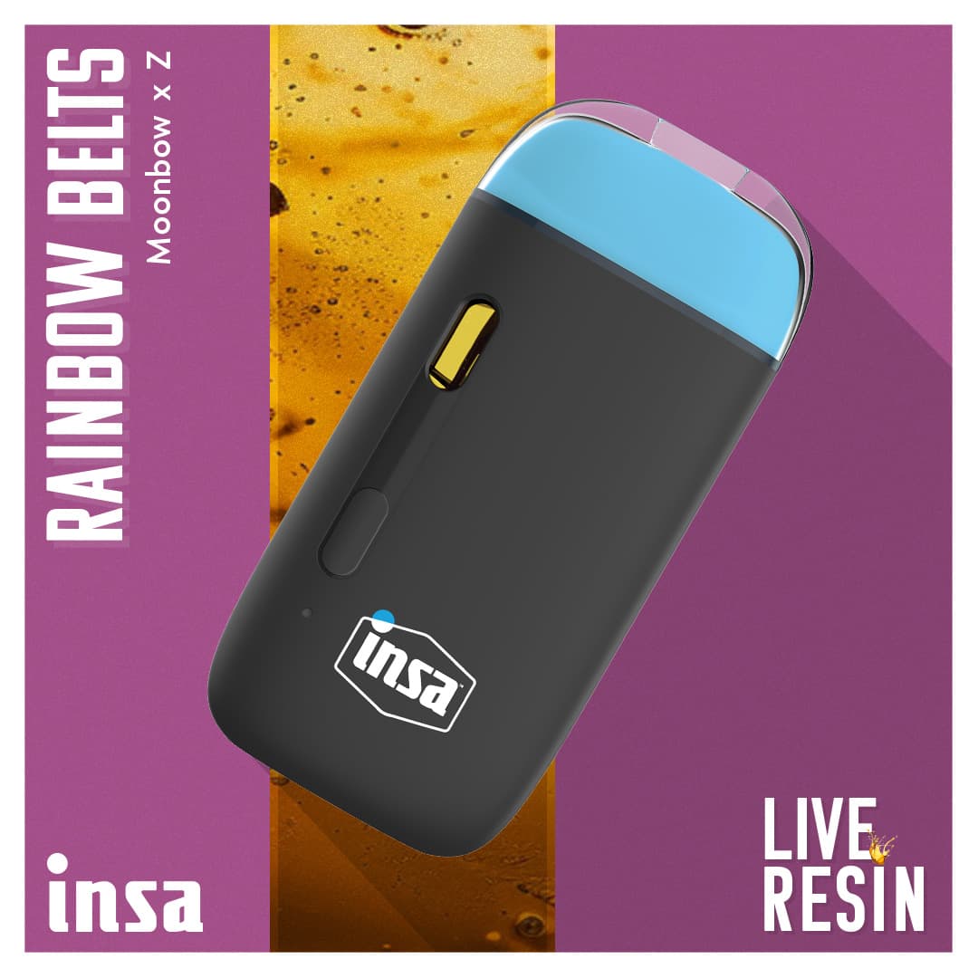 Insa Rainbow Belts Live Resin Disposable