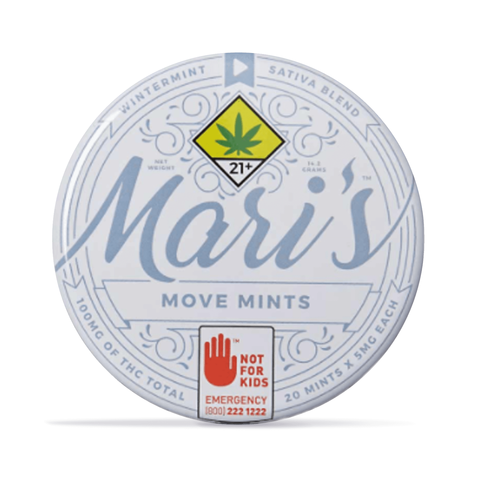 Mari's Mints MARI'S MINTS MOVE WINTERMINT SATIVA 20 PK