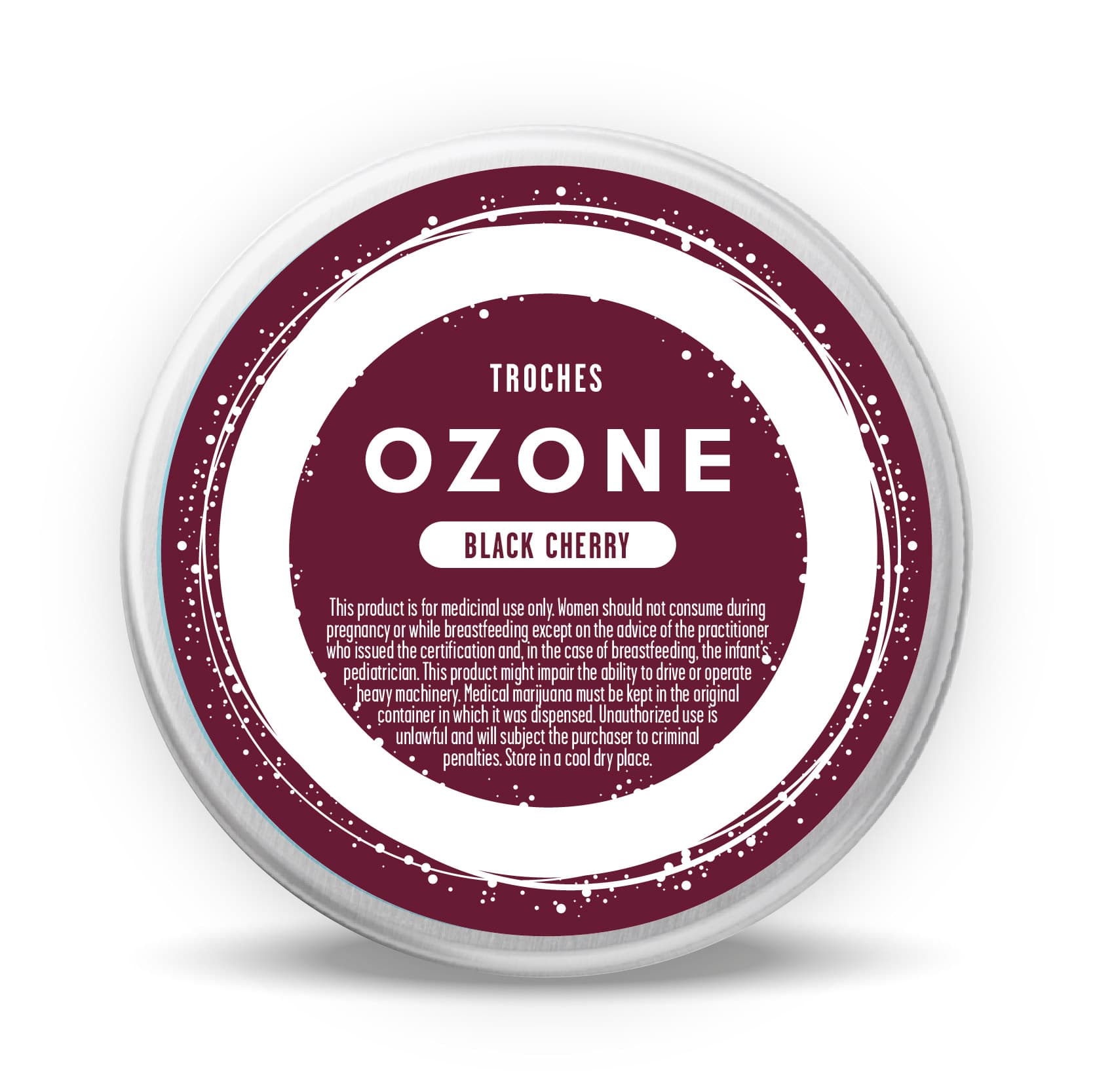 OZONE Black Cherry Troches 50mg | 2 Pack