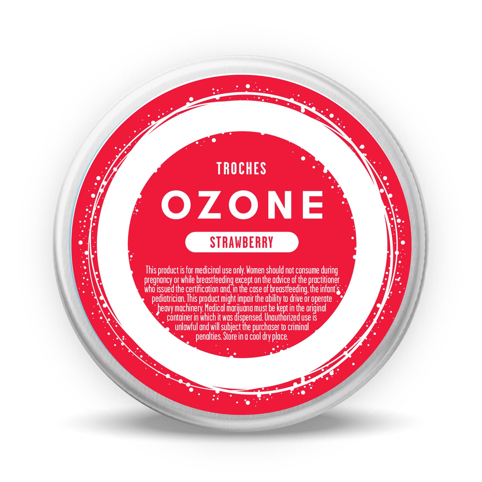 OZONE Strawberry Troches 10mg | 10 Pack