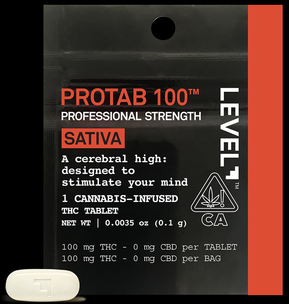LEVEL Protab Sativa Tablet | 1 Pack (100mg)
