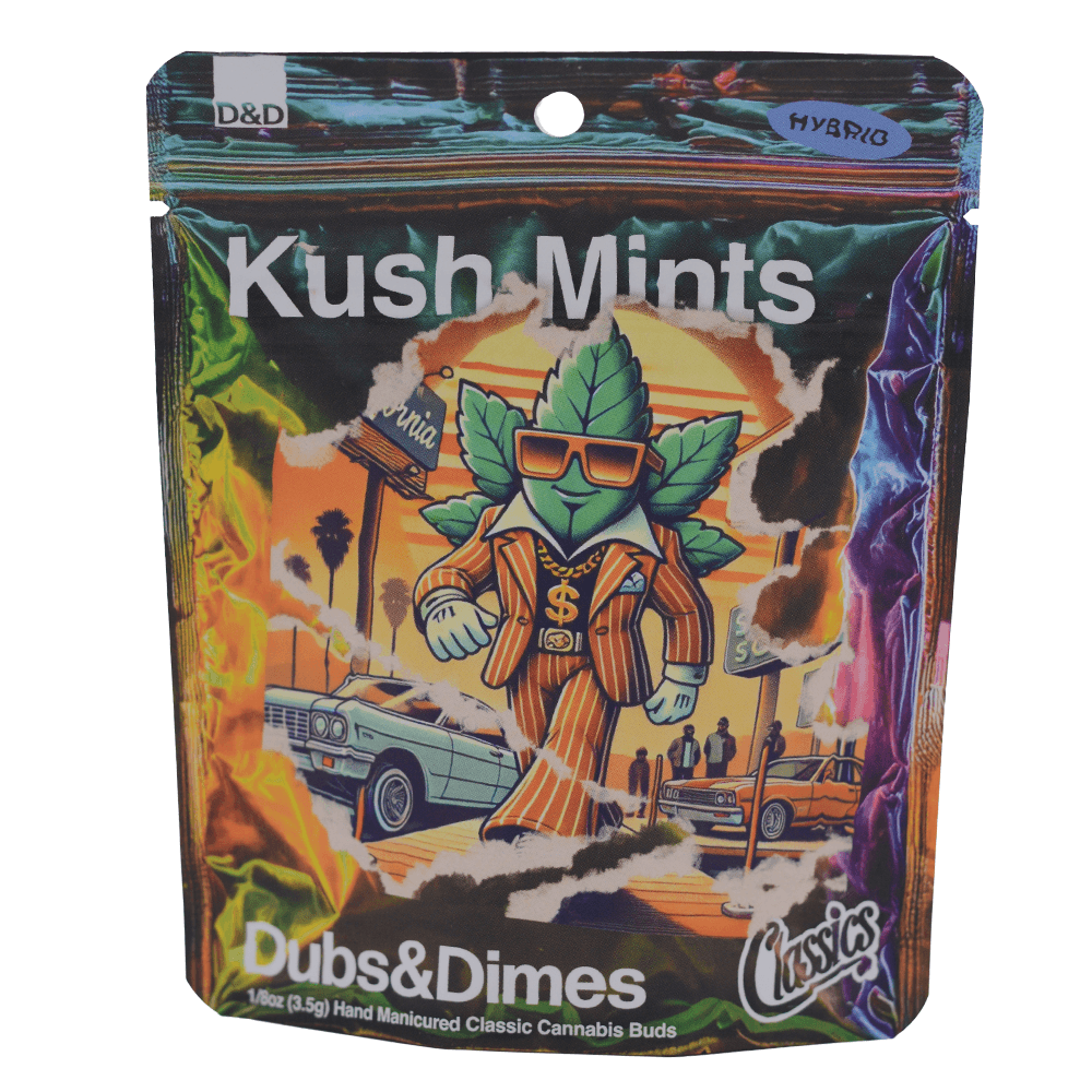 Dubs & Dimes | Classic Kush Mints | D&D Classic Eighth | 3.5g