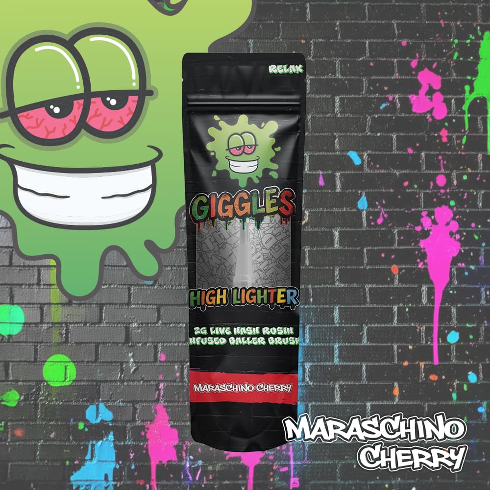 Giggles Cotton Candy | 2g Live Rosin Brush Highlighter