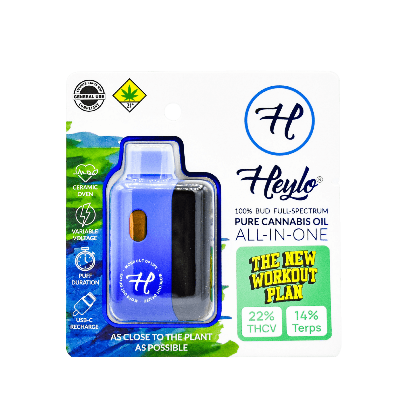 Heylo The New Workout Plan Disposable