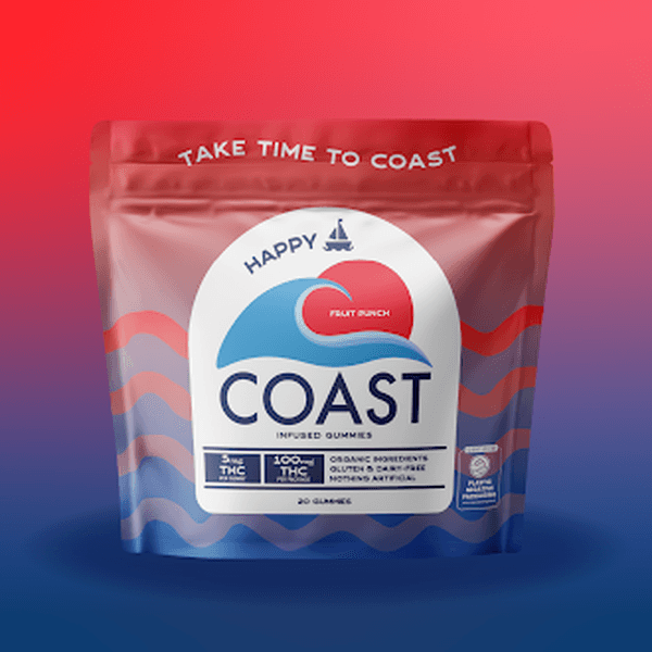 Coast Cannabis Co™ Fruit Punch | Gummies | 20pk