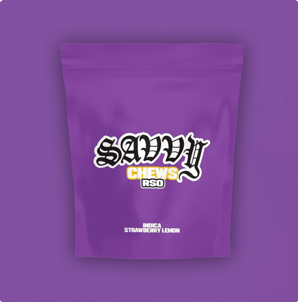 Savvy Savvy Strawberry Lemon (I) Guap RSO Gummie 100mg 1pk