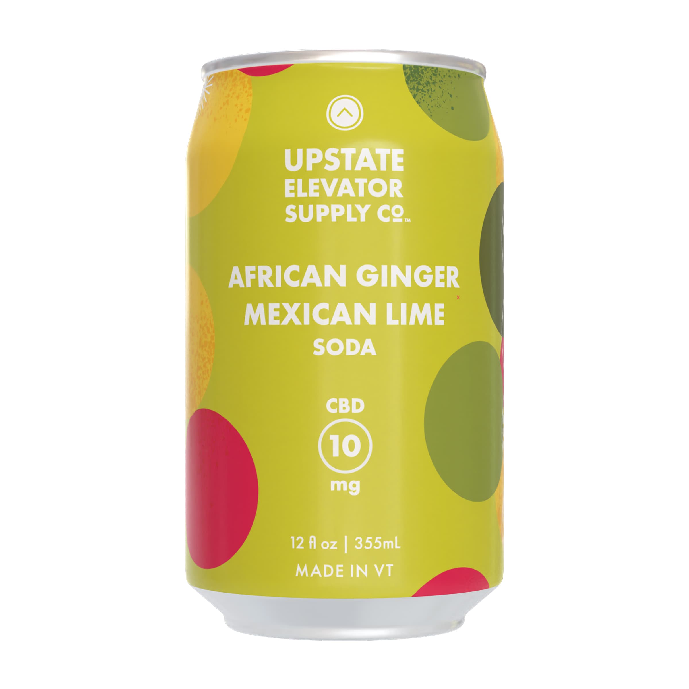 Upstate Elevator CBD African Ginger & Mexican Lime Soda