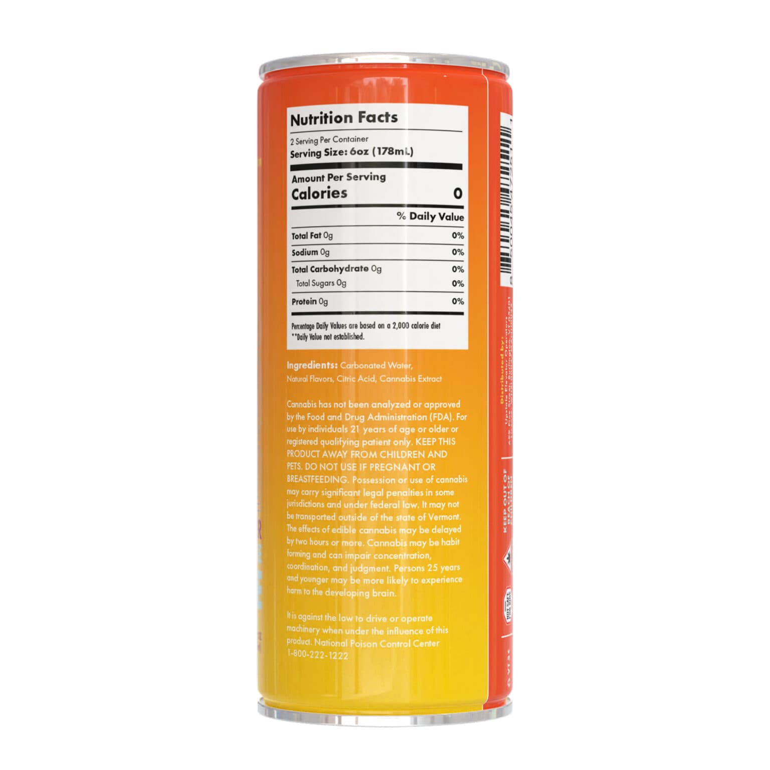 Upstate Elevator Clementine Shine Seltzer 10mg