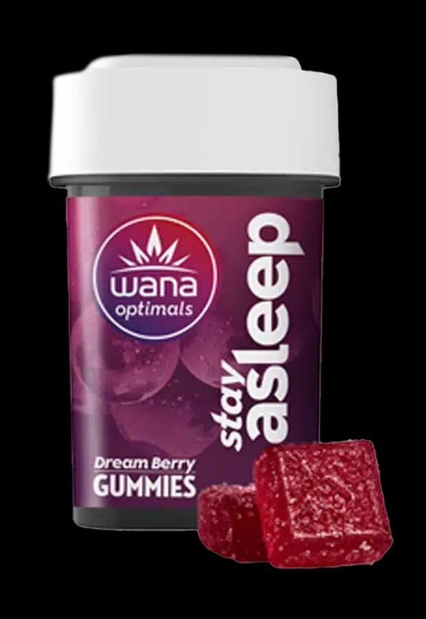 Wana Dream Berry Hybrid Stay Asleep Gummies 100mg 10pk