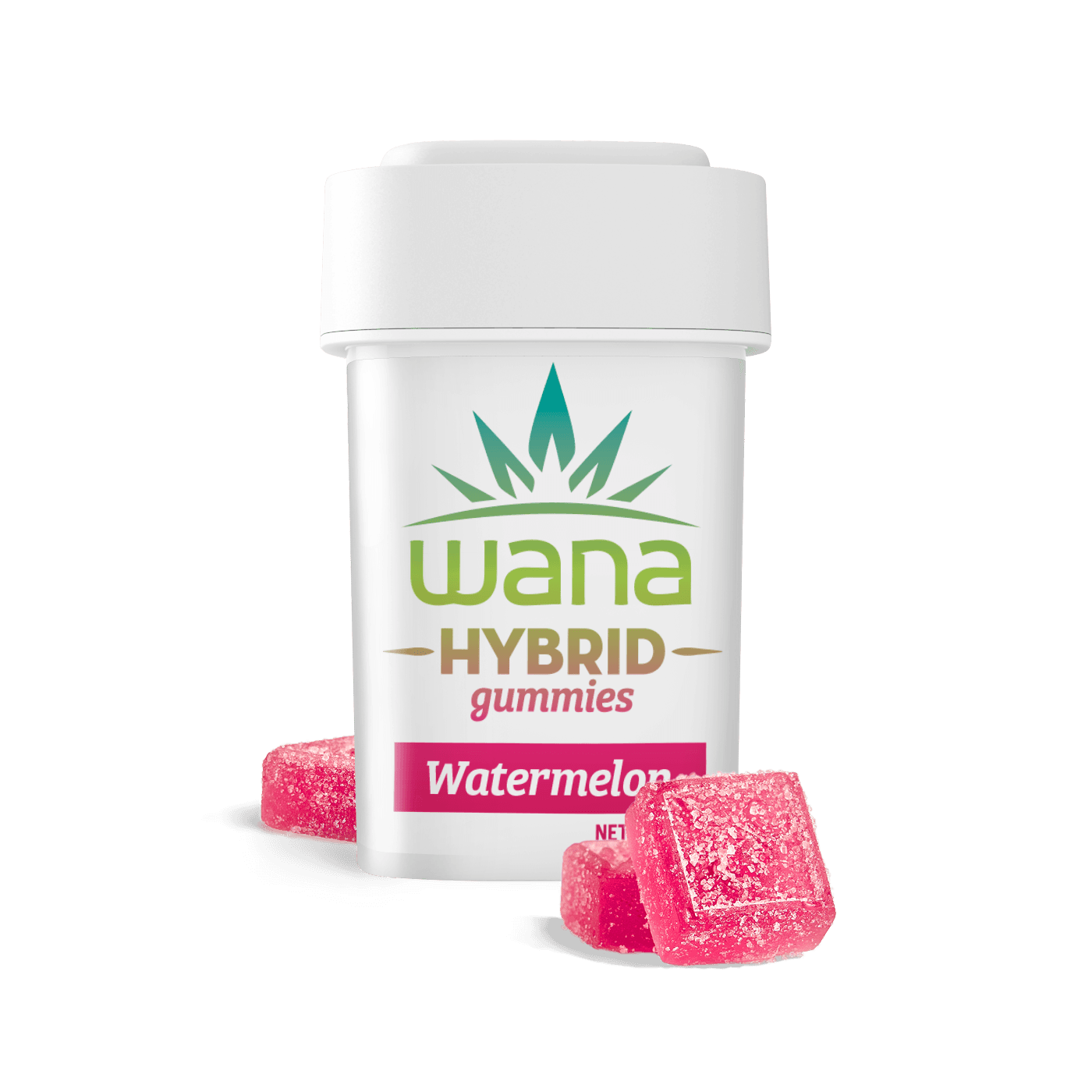 Wana Watermelon Hybrid Gummies 100mg 10pk