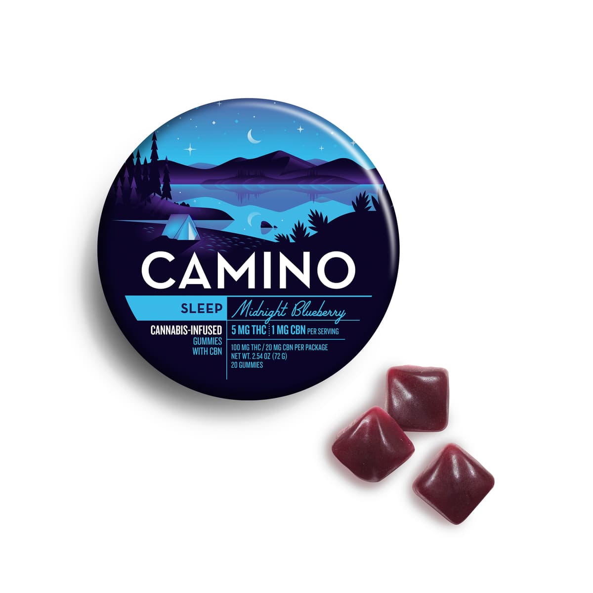 Camino Midnight Blueberry | Gummies