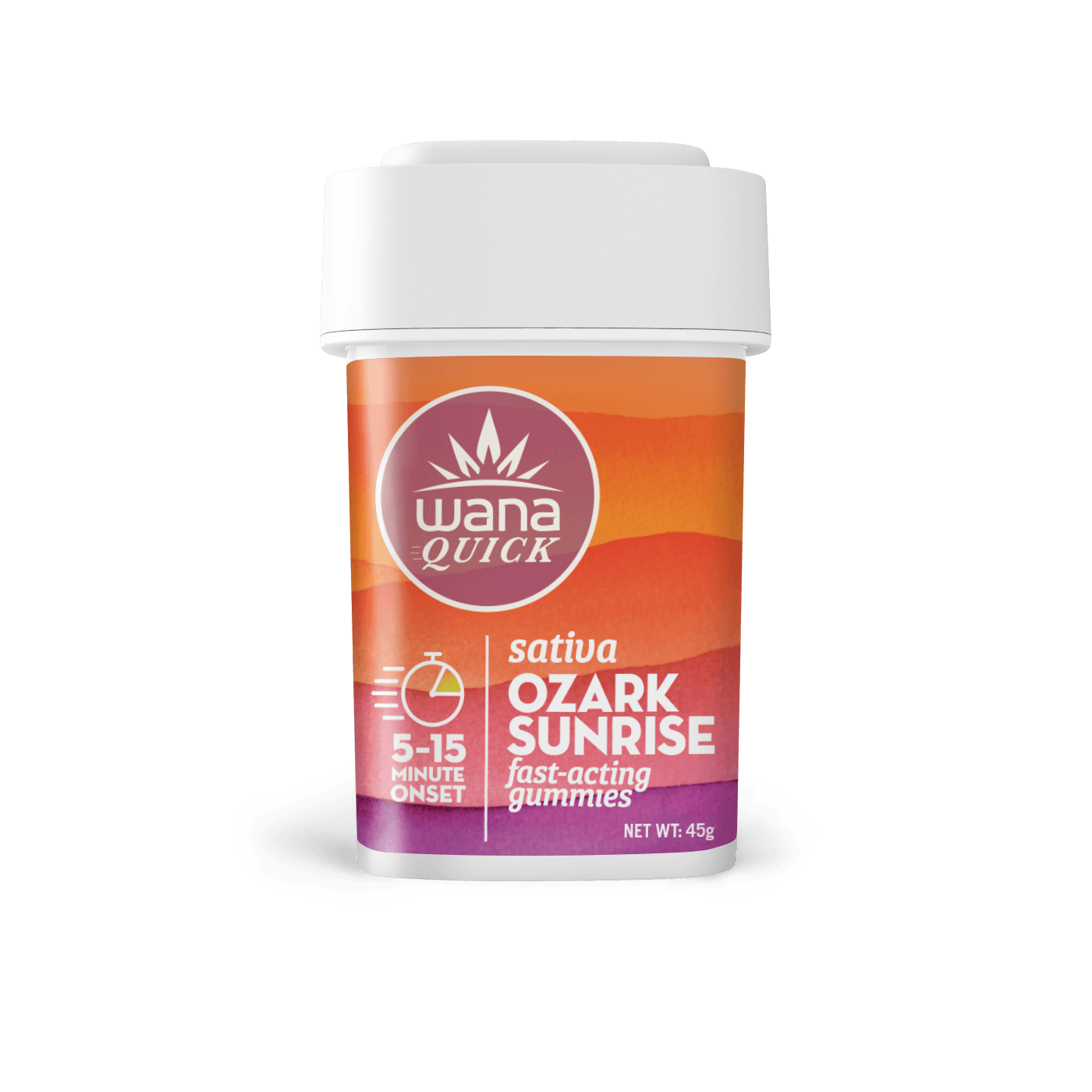 Wana Quick Gummies | Ozark Sunrise | 100mg | 10pk