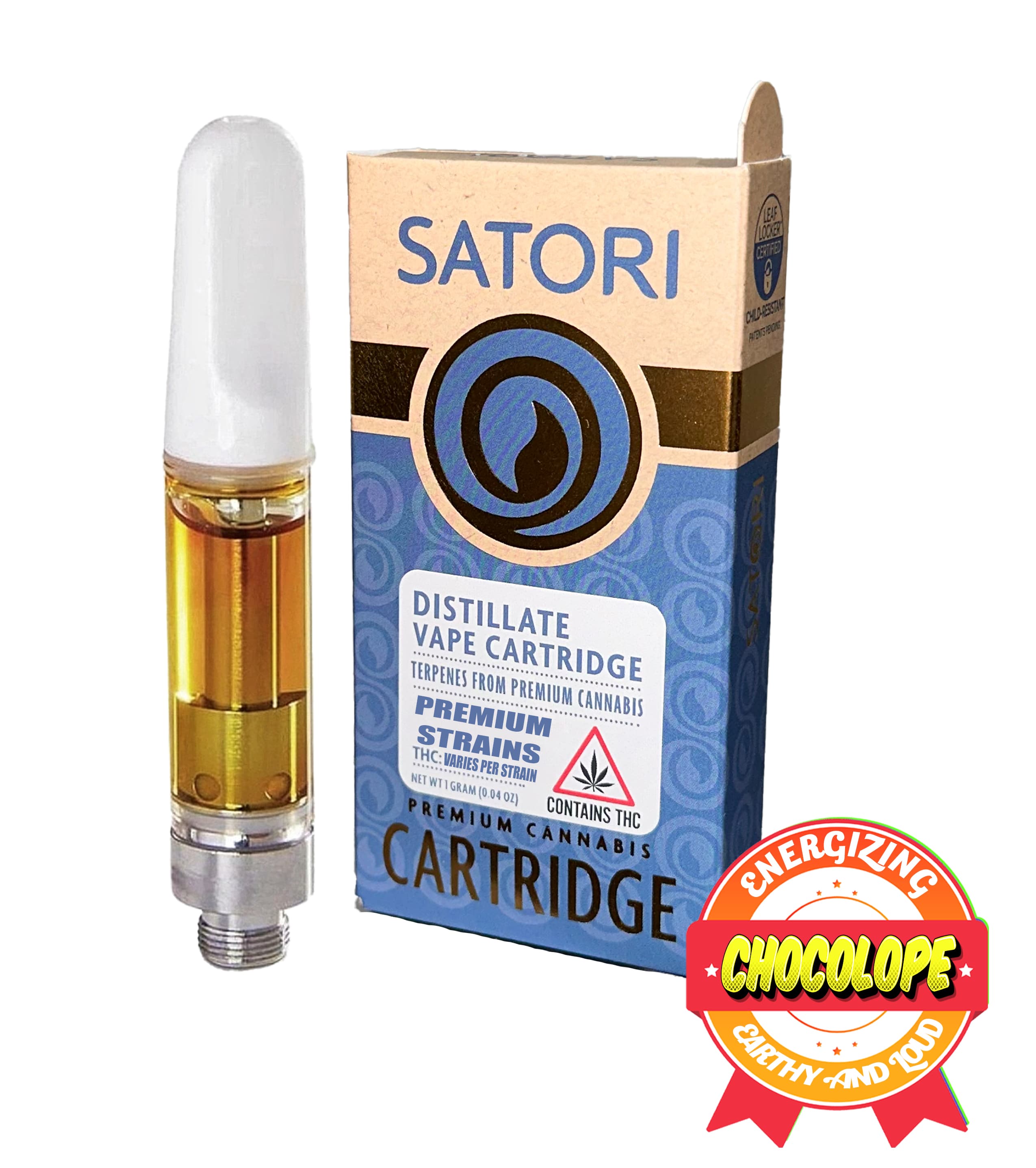 Satori Distillate Vape Cart | Chocolope | Satori