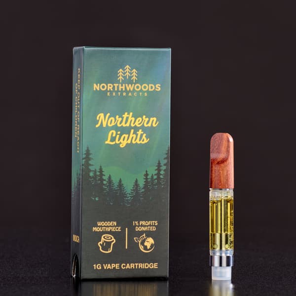 Northwoods Distillate Vape Cartridge - 1g | Northwoods Extracts | Northern Lights