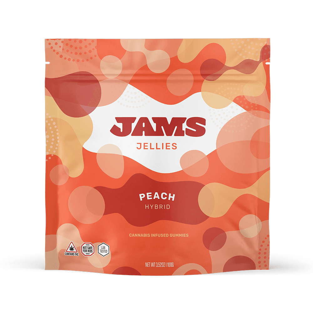 JAMS Hybrid Peach High Dose Jellies