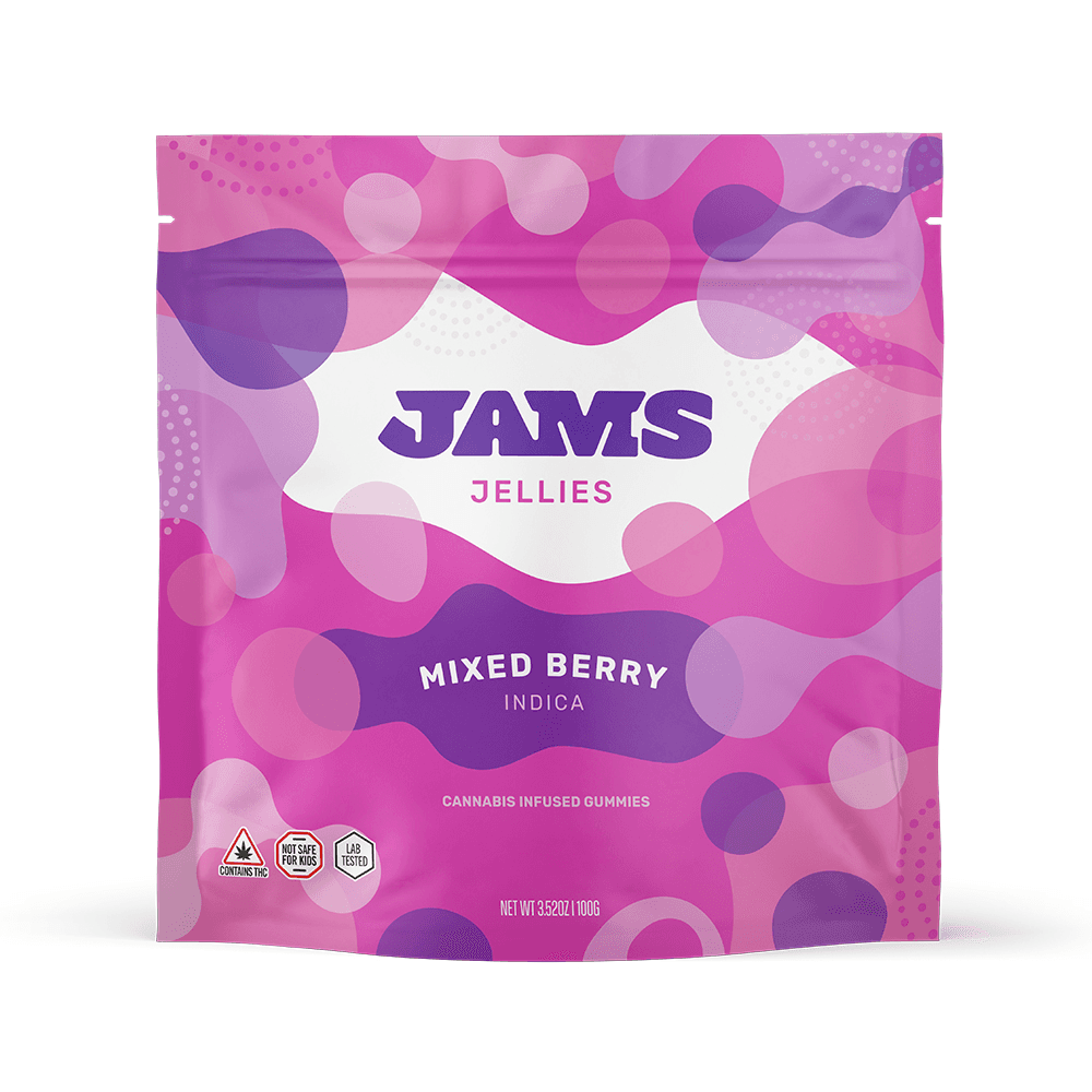 JAMS Indica Mixed Berry High Dose Jellies