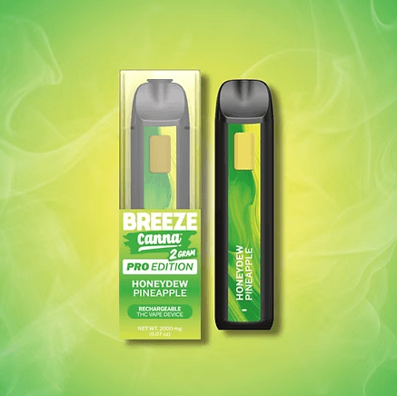 BREEZE Canna Honeydew Pineapple Rechargeable Disposable [2000mg]